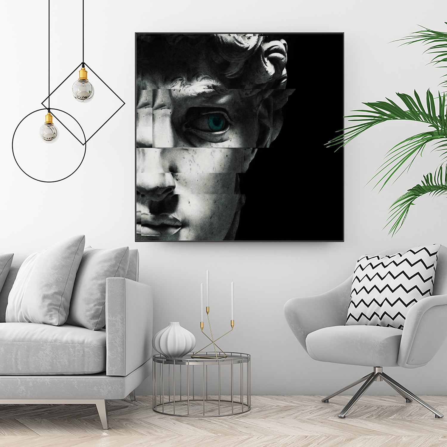 David's eye by Menelaos Trompoukis on GIANT ART - black digital painting