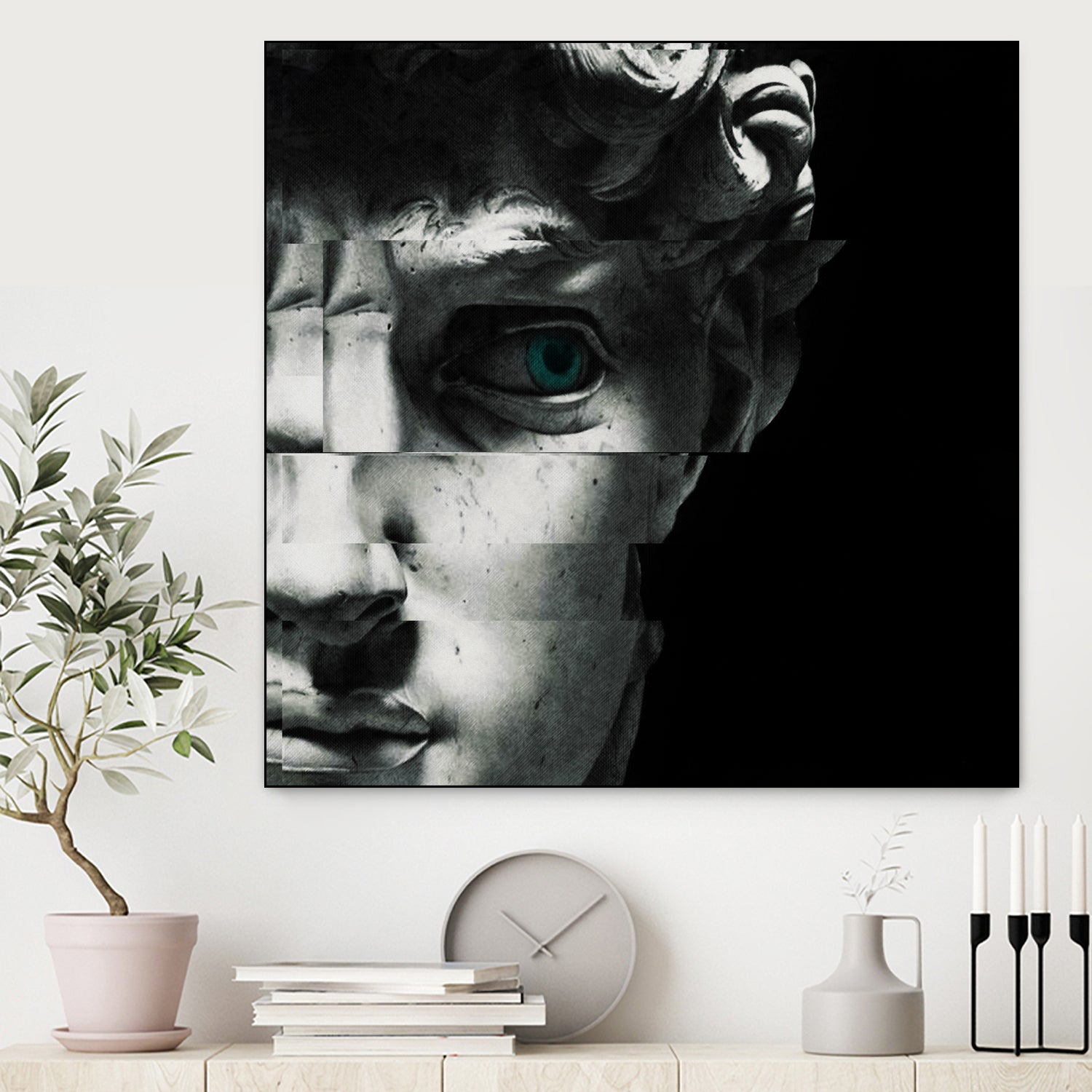 David's eye by Menelaos Trompoukis on GIANT ART - black digital painting