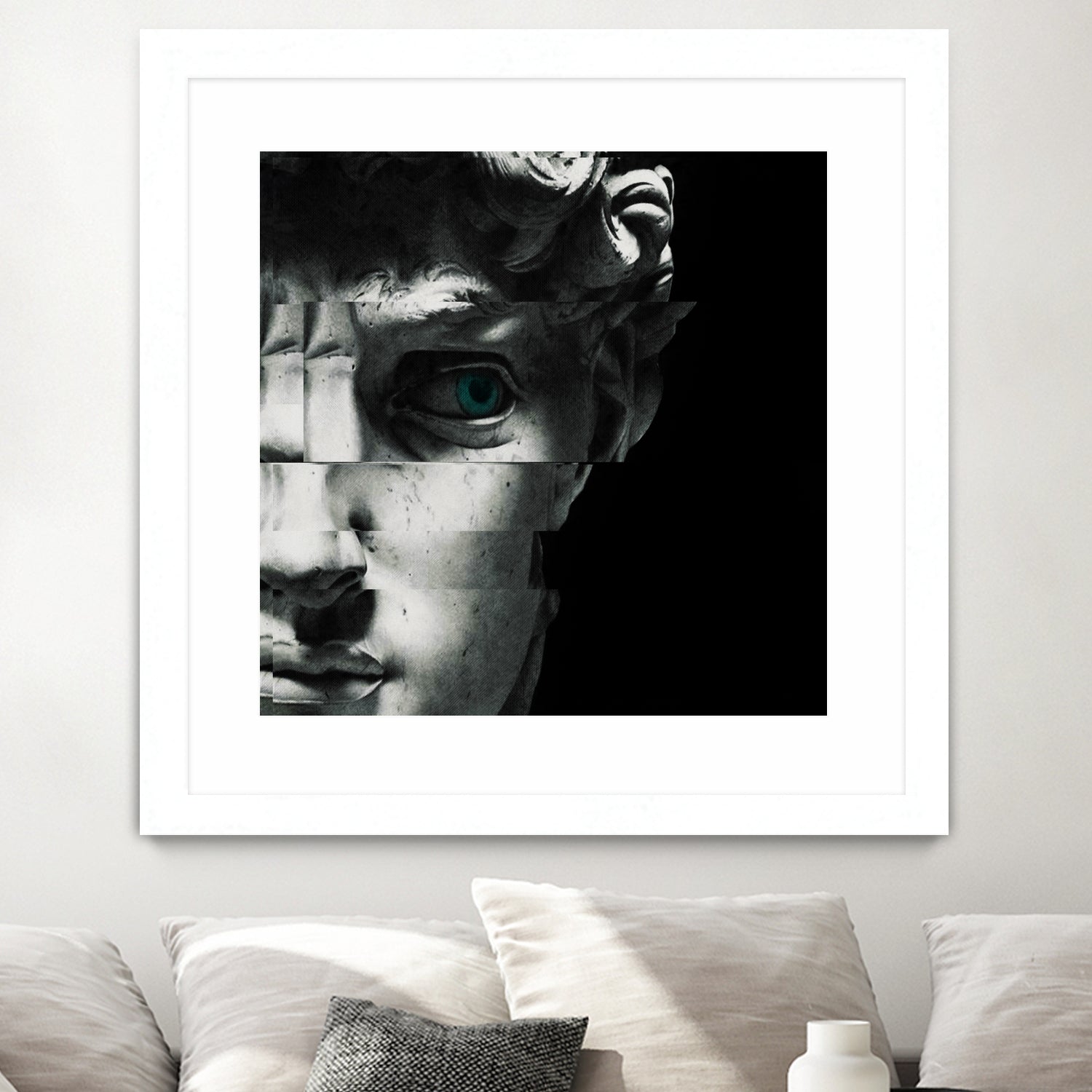 David's eye by Menelaos Trompoukis on GIANT ART - black digital painting