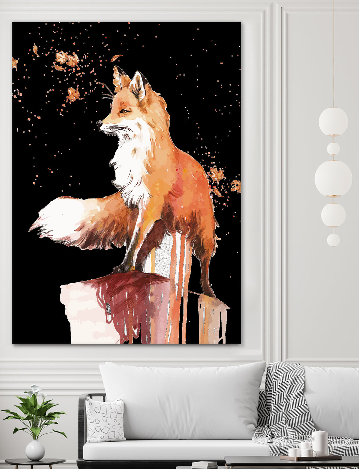 Fox by Sergio Marques on GIANT ART - brown digital painting