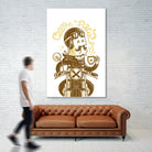 78 Coffee Racer by Afif Quilimo on GIANT ART - white digital drawing