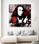 Ronnie James Dio by DARIA GRACHEVA on GIANT ART - black digital painting