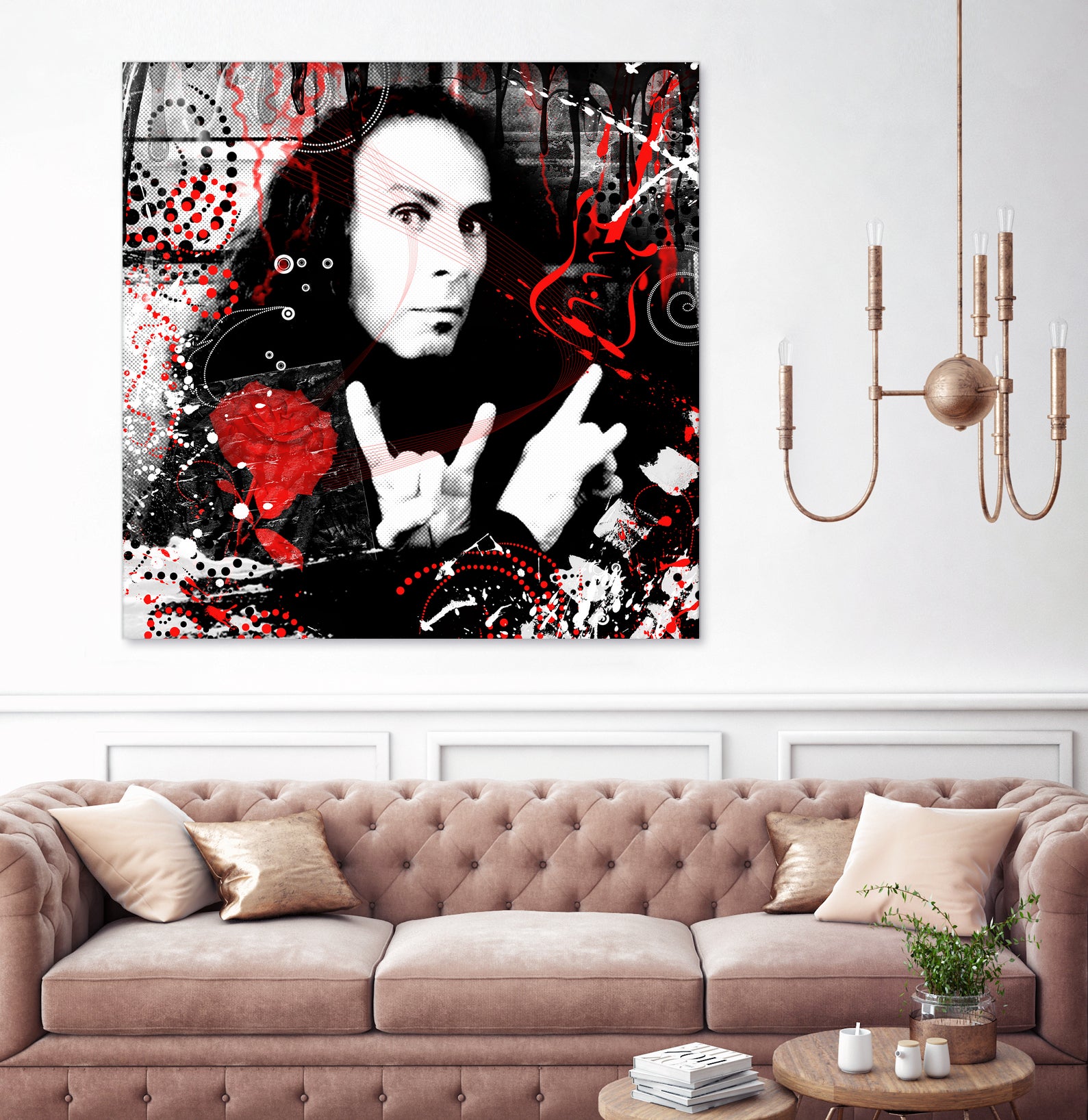 Ronnie James Dio by DARIA GRACHEVA on GIANT ART - black digital painting