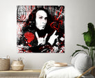 Ronnie James Dio by DARIA GRACHEVA on GIANT ART - black digital painting