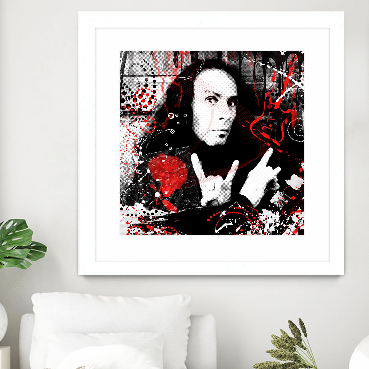 Ronnie James Dio by DARIA GRACHEVA on GIANT ART - black digital painting