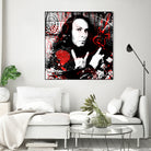 Ronnie James Dio by DARIA GRACHEVA on GIANT ART - black digital painting