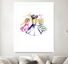 SISTERS by Tatiana Vlasko on GIANT ART - fuchsia digital painting