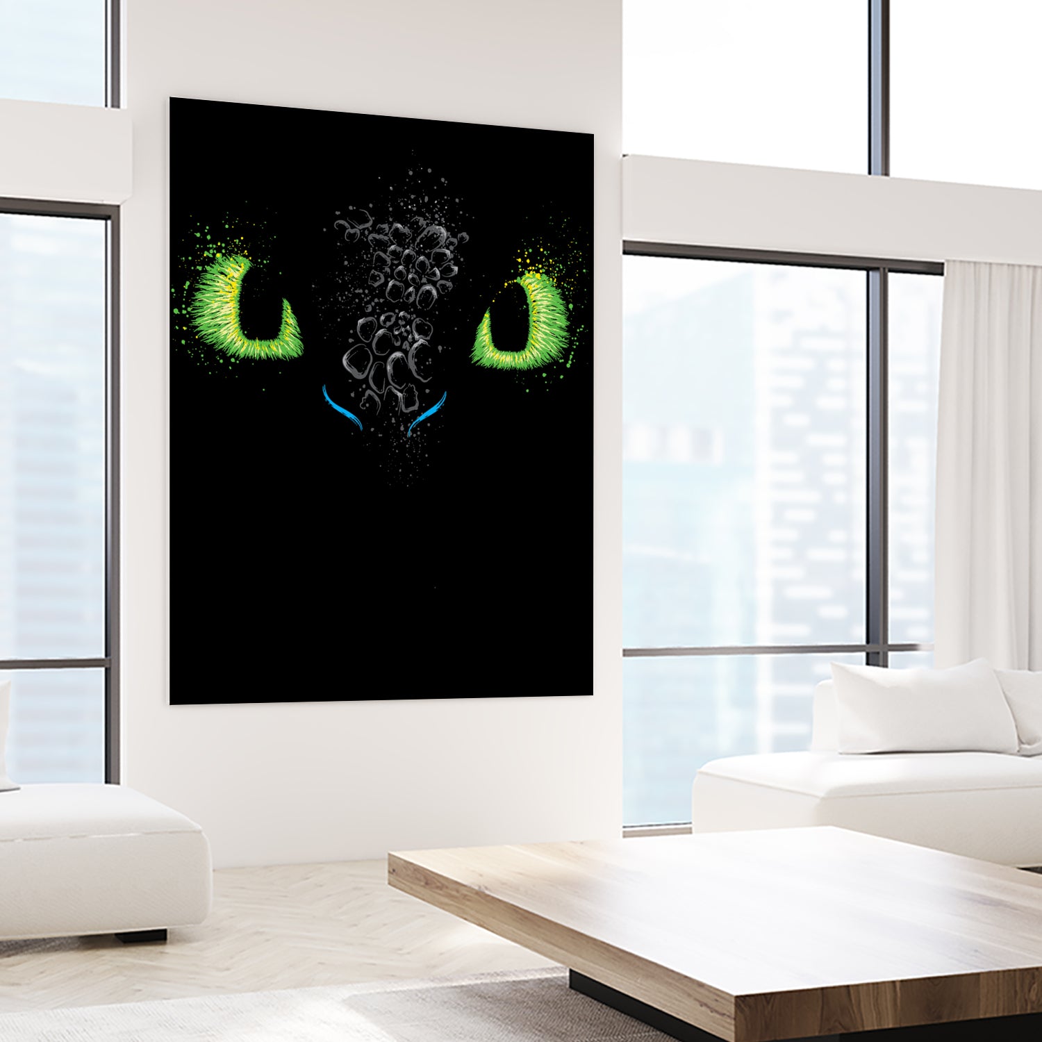 The eyes of the dragon by Antonio Camarena on GIANT ART - black digital painting