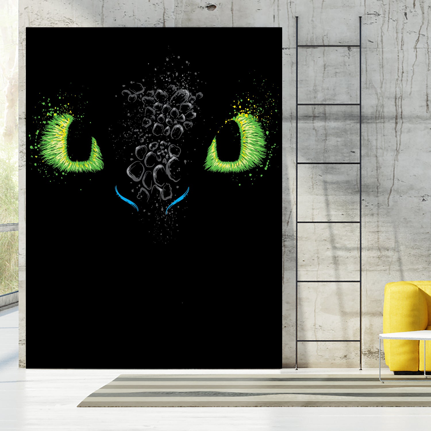 The eyes of the dragon by Antonio Camarena on GIANT ART - black digital painting