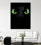 The eyes of the dragon by Antonio Camarena on GIANT ART - black digital painting