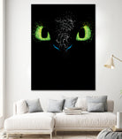 The eyes of the dragon by Antonio Camarena on GIANT ART - black digital painting