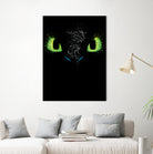 The eyes of the dragon by Antonio Camarena on GIANT ART - black digital painting