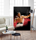 Muhammad Ali by Urvashi Suraiya on GIANT ART - red digital painting
