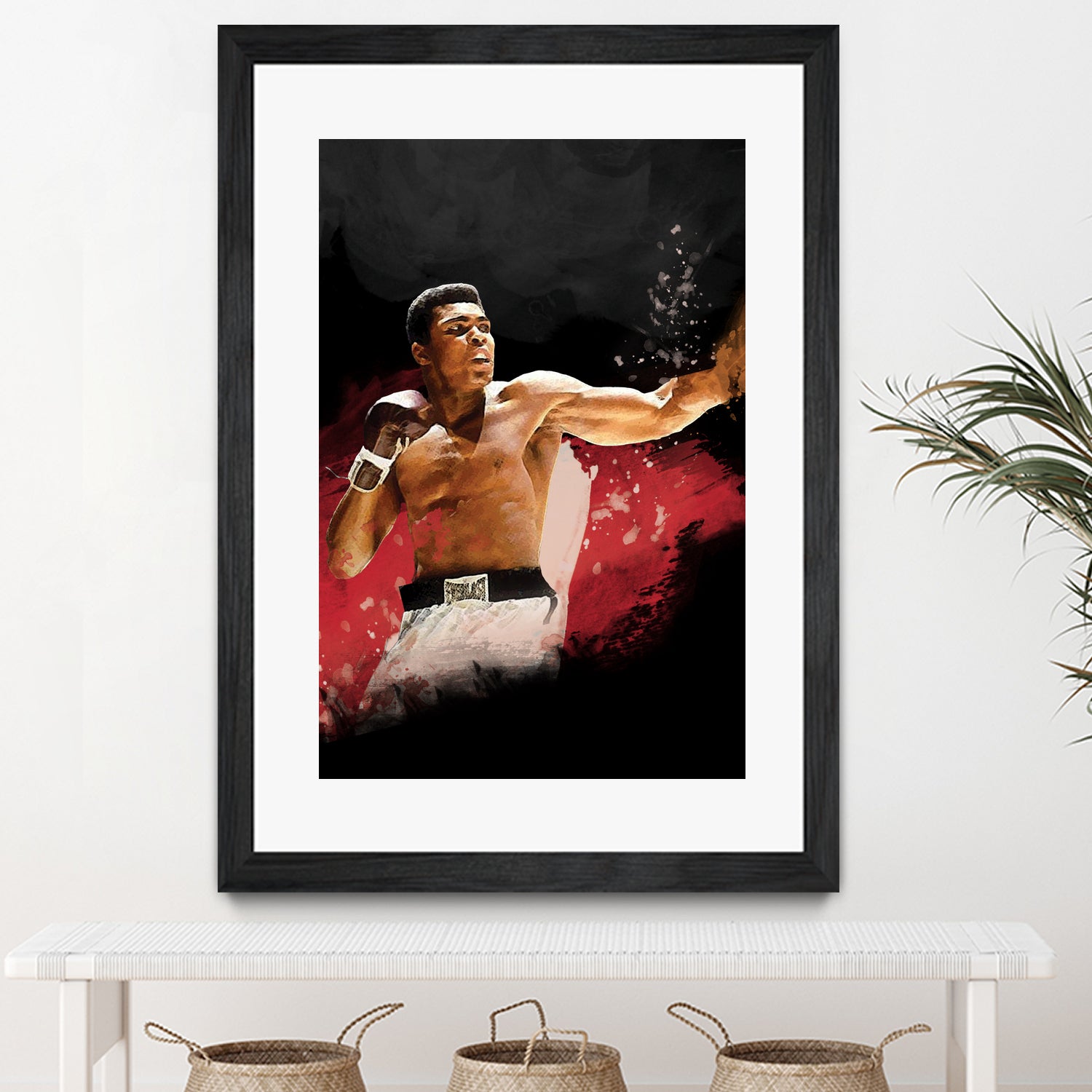 Muhammad Ali by Urvashi Suraiya on GIANT ART - red digital painting