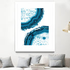 Blue Agate Glitter Glam #1 #gem #decor #art by Anita & Bella Jantz on GIANT ART - blue photo illustration