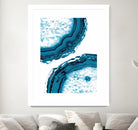 Blue Agate Glitter Glam #1 #gem #decor #art by Anita & Bella Jantz on GIANT ART - blue photo illustration