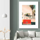 California Surf Mini Van by Jennifer Colomb on GIANT ART - orange photo illustration