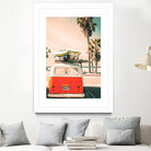 California Surf Mini Van by Jennifer Colomb on GIANT ART - orange photo illustration