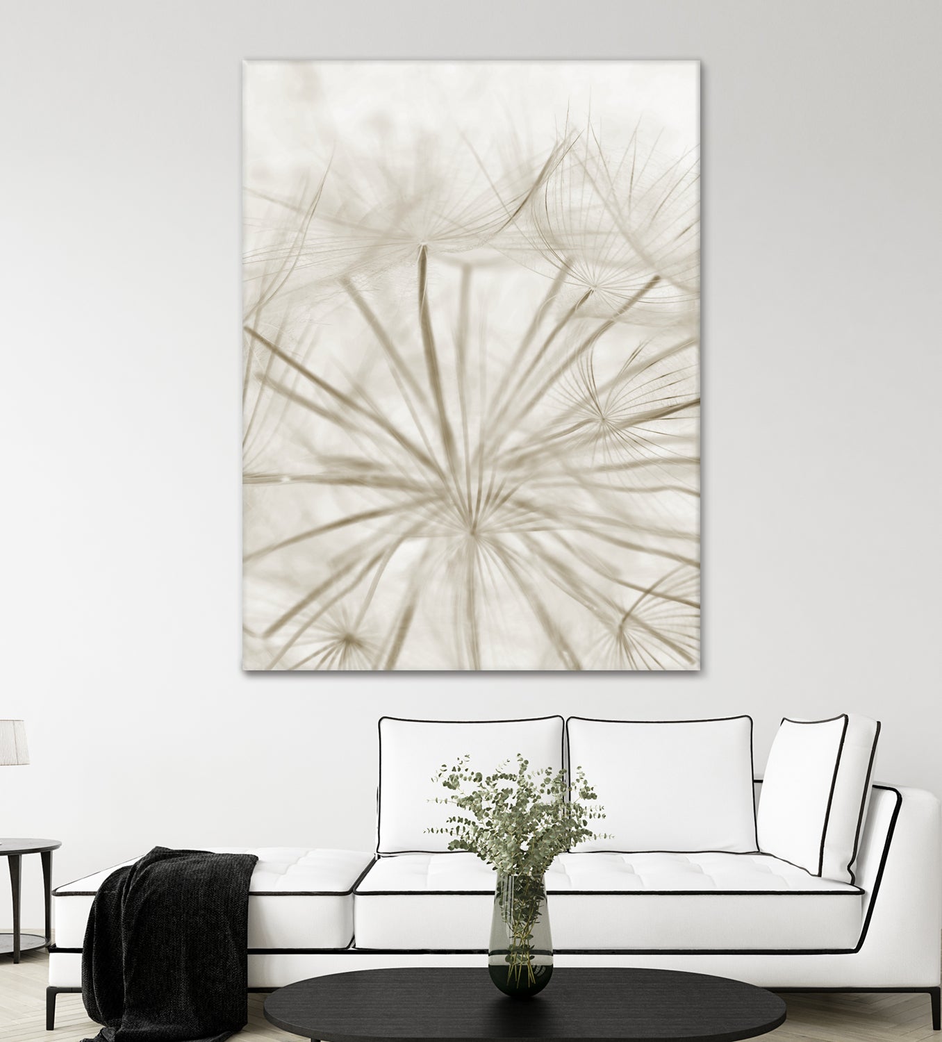 Dandelion Neutral Close-up by IOANNA PAPANIKOLAOU on GIANT ART - brown photo illustration