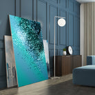 Aqua Blue OCEAN Glitter #1 #shiny #decor #art by Anita & Bella Jantz on GIANT ART - blue photo manipulation