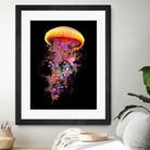 Jellyfish World by David Loblaw on GIANT ART - blue photo illustration