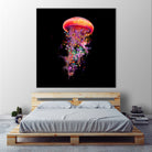 Jellyfish World by David Loblaw on GIANT ART - blue photo illustration