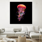 Jellyfish World by David Loblaw on GIANT ART - blue photo illustration