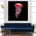 Jellyfish World by David Loblaw on GIANT ART - blue photo illustration