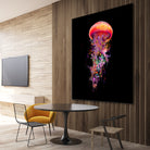 Jellyfish World by David Loblaw on GIANT ART - blue photo illustration