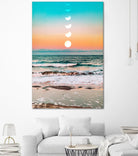 Beach Moon by 83  Oranges on GIANT ART - orange digital beach