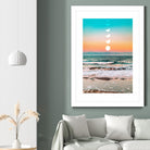 Beach Moon by 83  Oranges on GIANT ART - orange digital beach