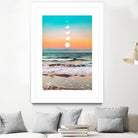 Beach Moon by 83  Oranges on GIANT ART - orange digital beach