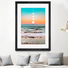 Beach Moon by 83  Oranges on GIANT ART - orange digital beach