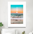 Beach Moon by 83  Oranges on GIANT ART - orange digital beach