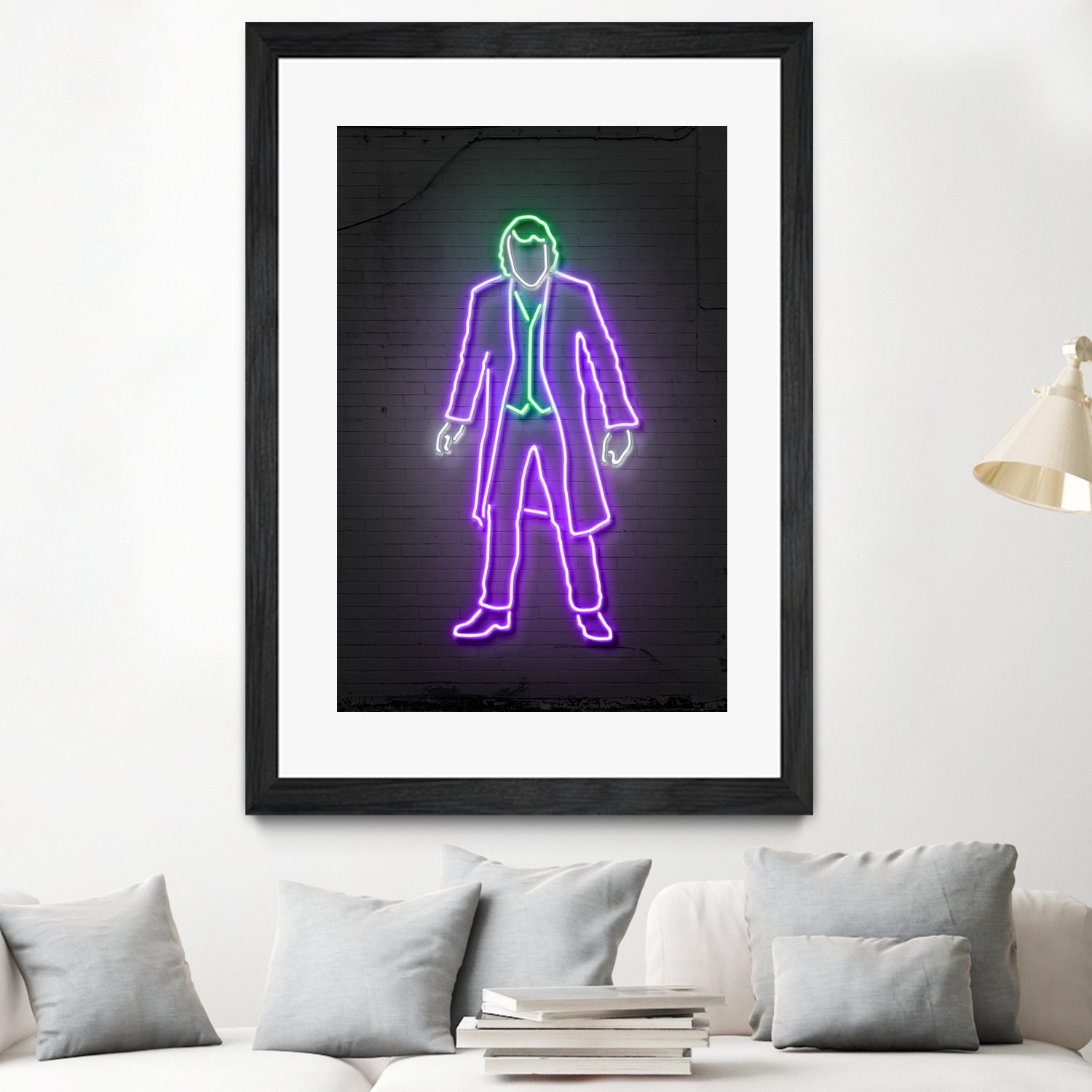 Joker neon by Octavian Mielu on GIANT ART