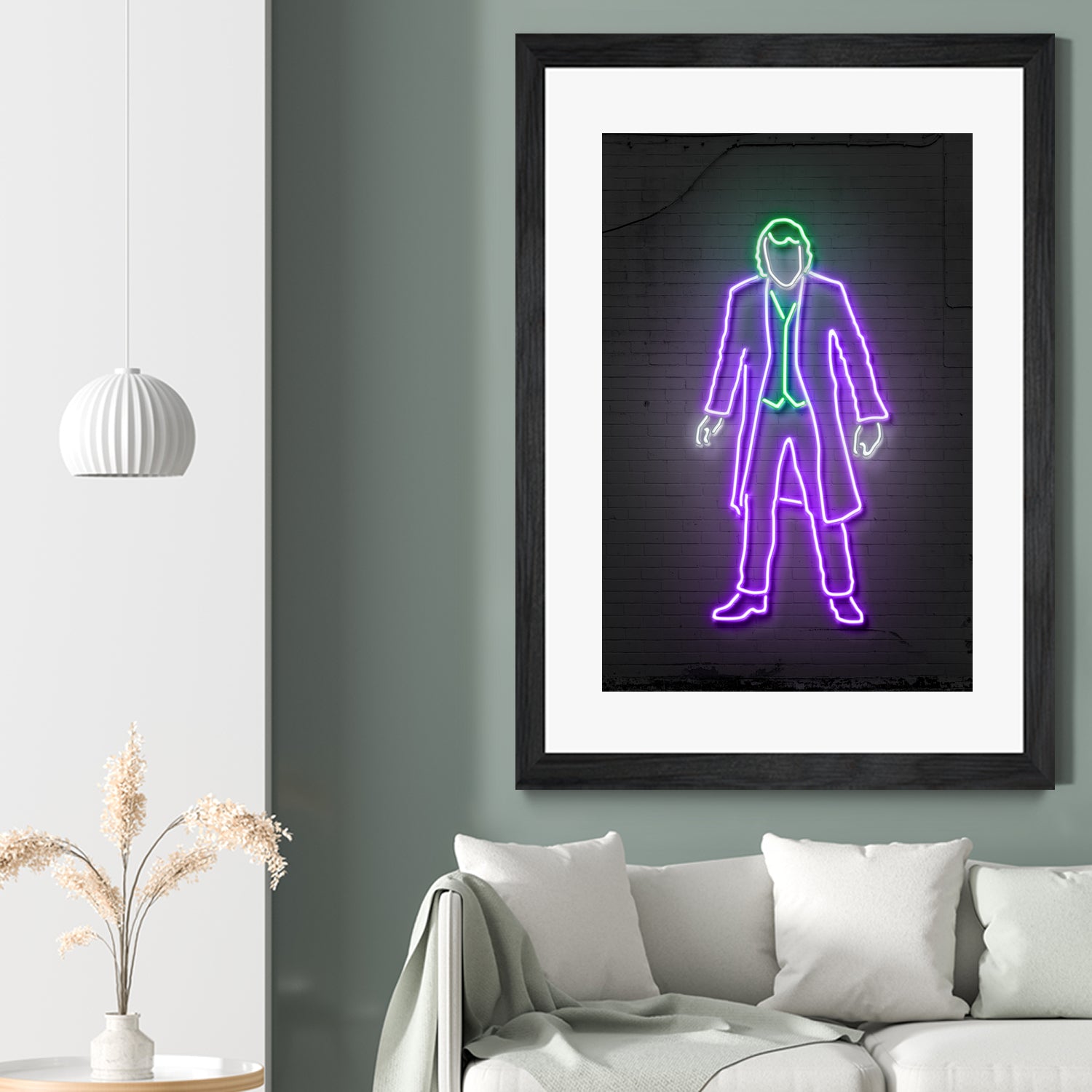 Joker neon by Octavian Mielu on GIANT ART