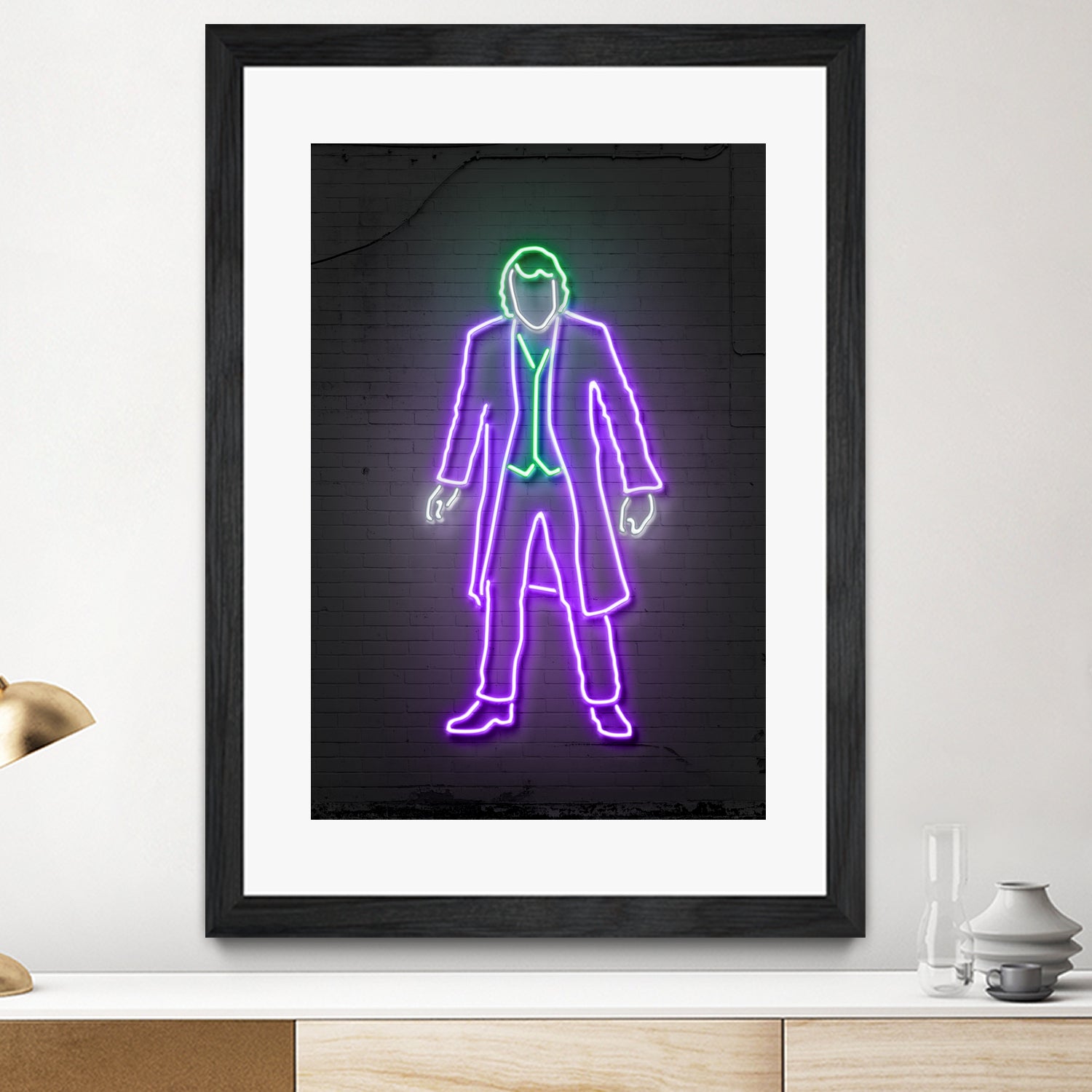 Joker neon by Octavian Mielu on GIANT ART