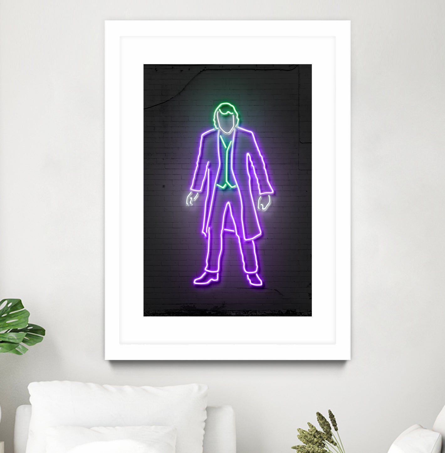 Joker neon by Octavian Mielu on GIANT ART