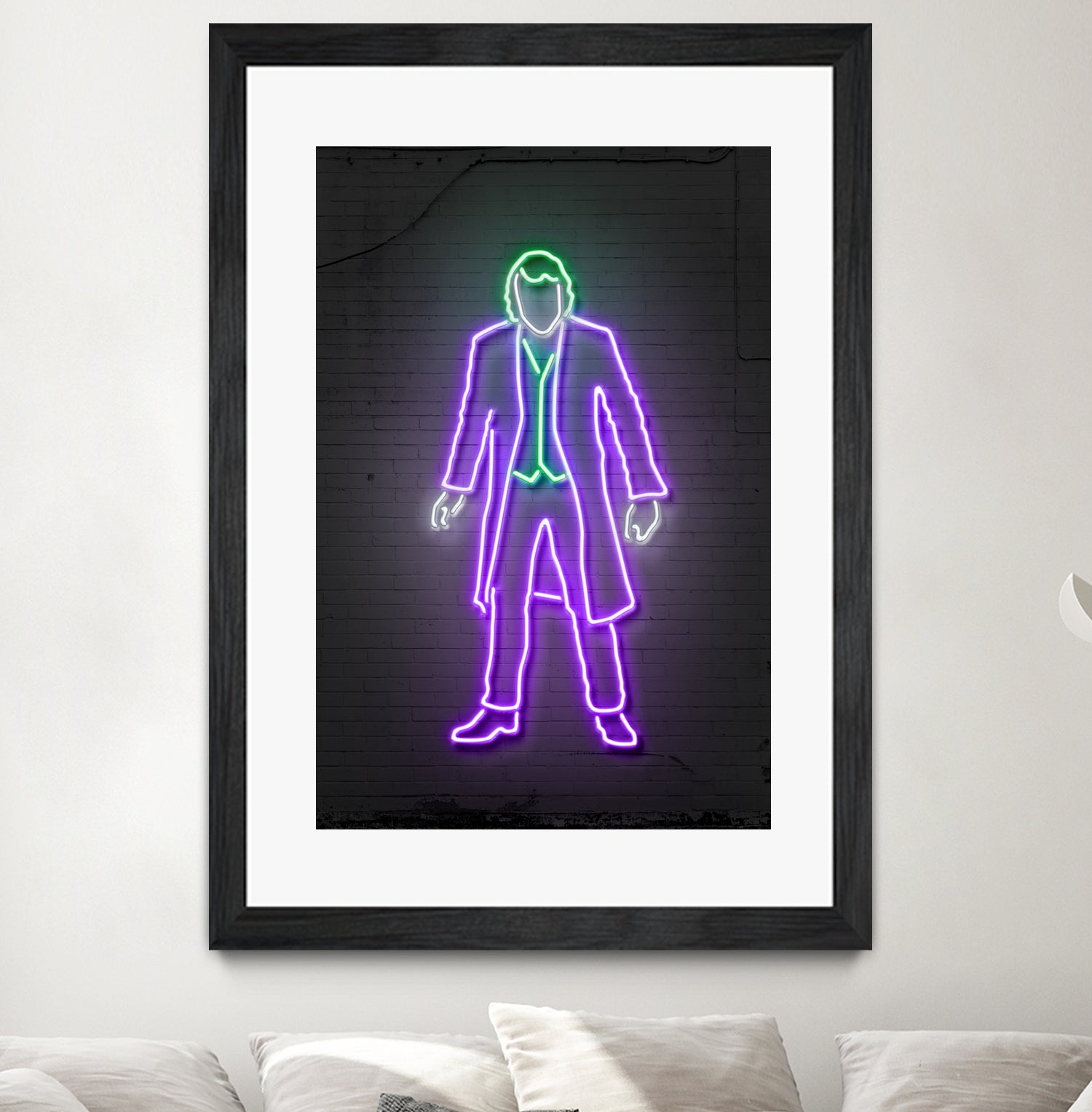 Joker neon by Octavian Mielu on GIANT ART