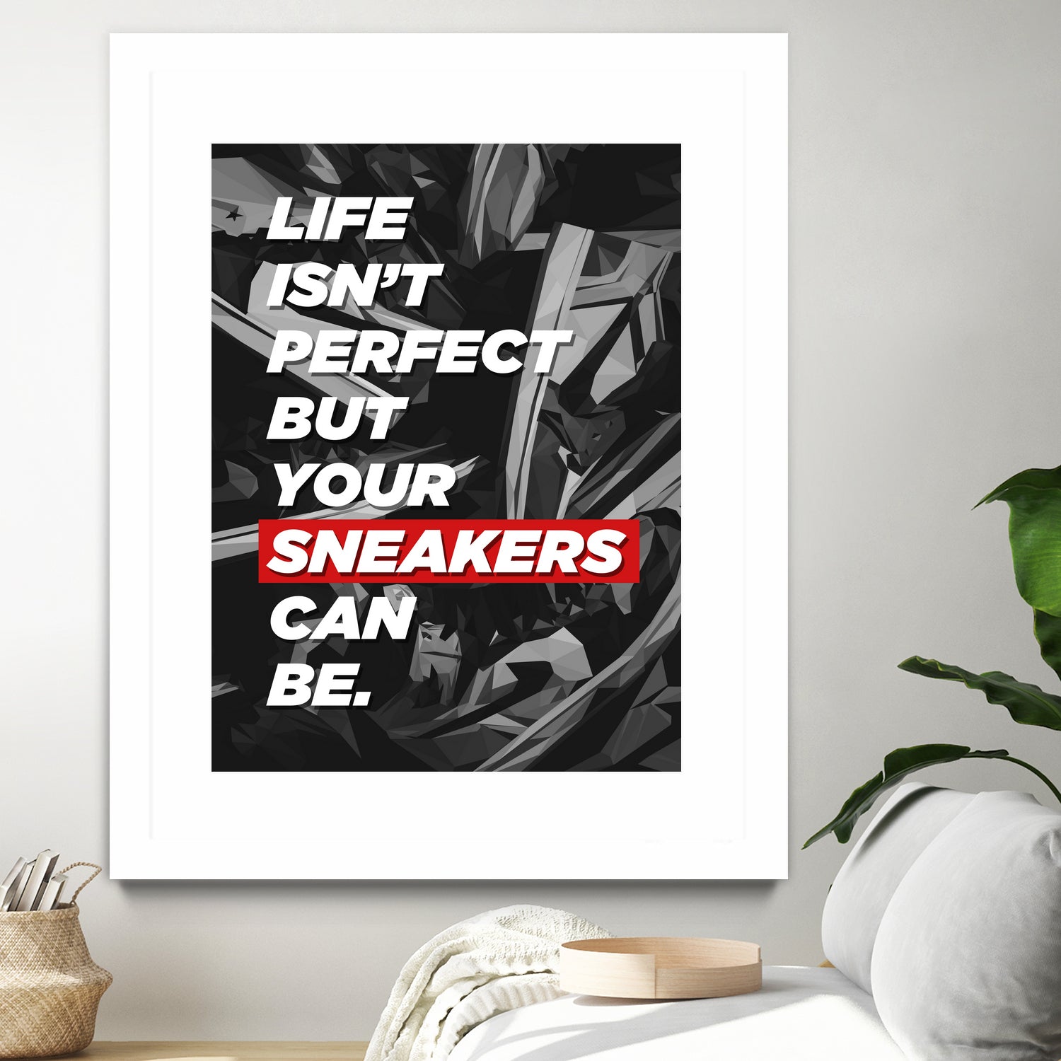 sneakers addict quotes by Artnesia on GIANT ART