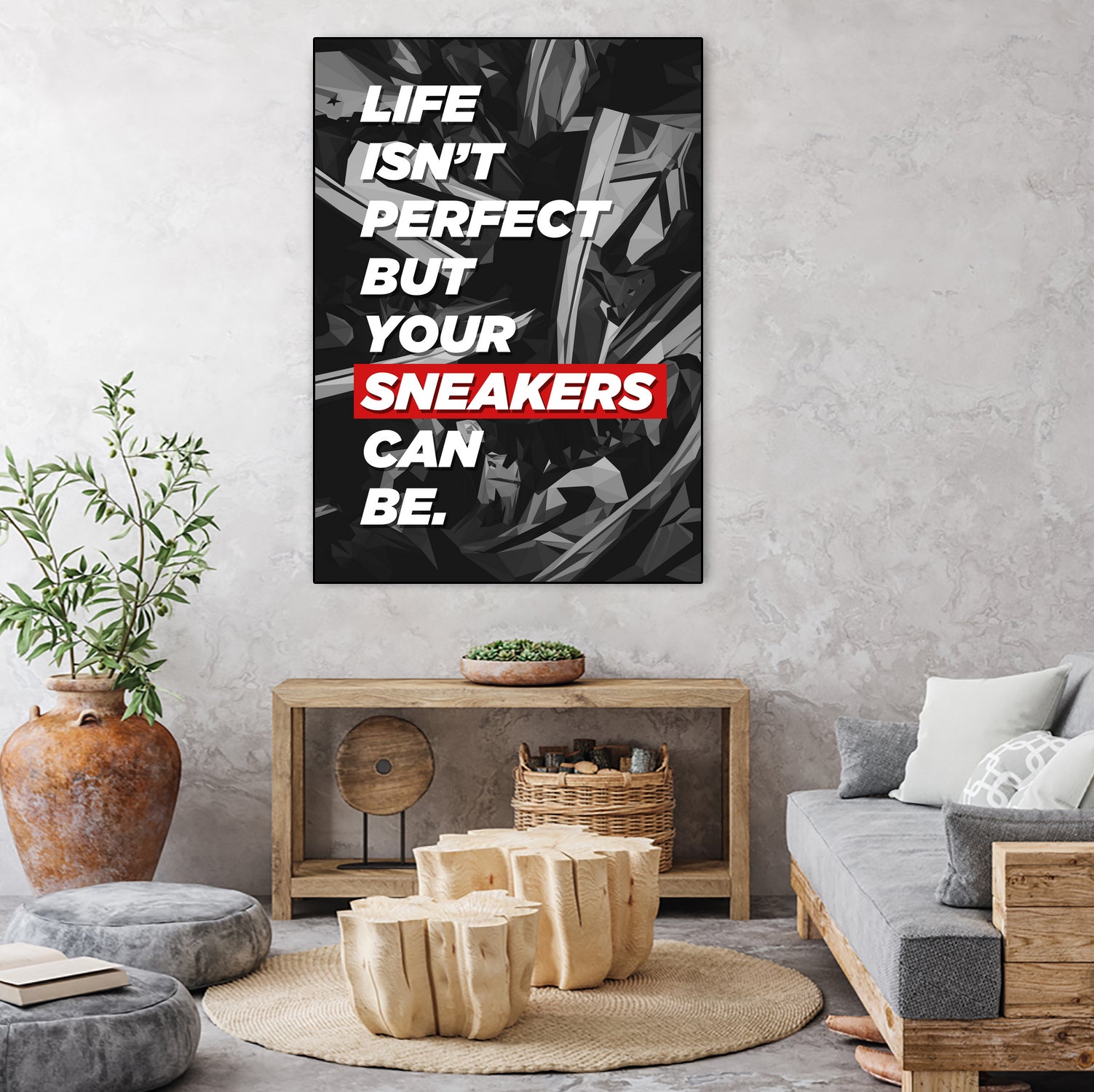 sneakers addict quotes by Artnesia on GIANT ART