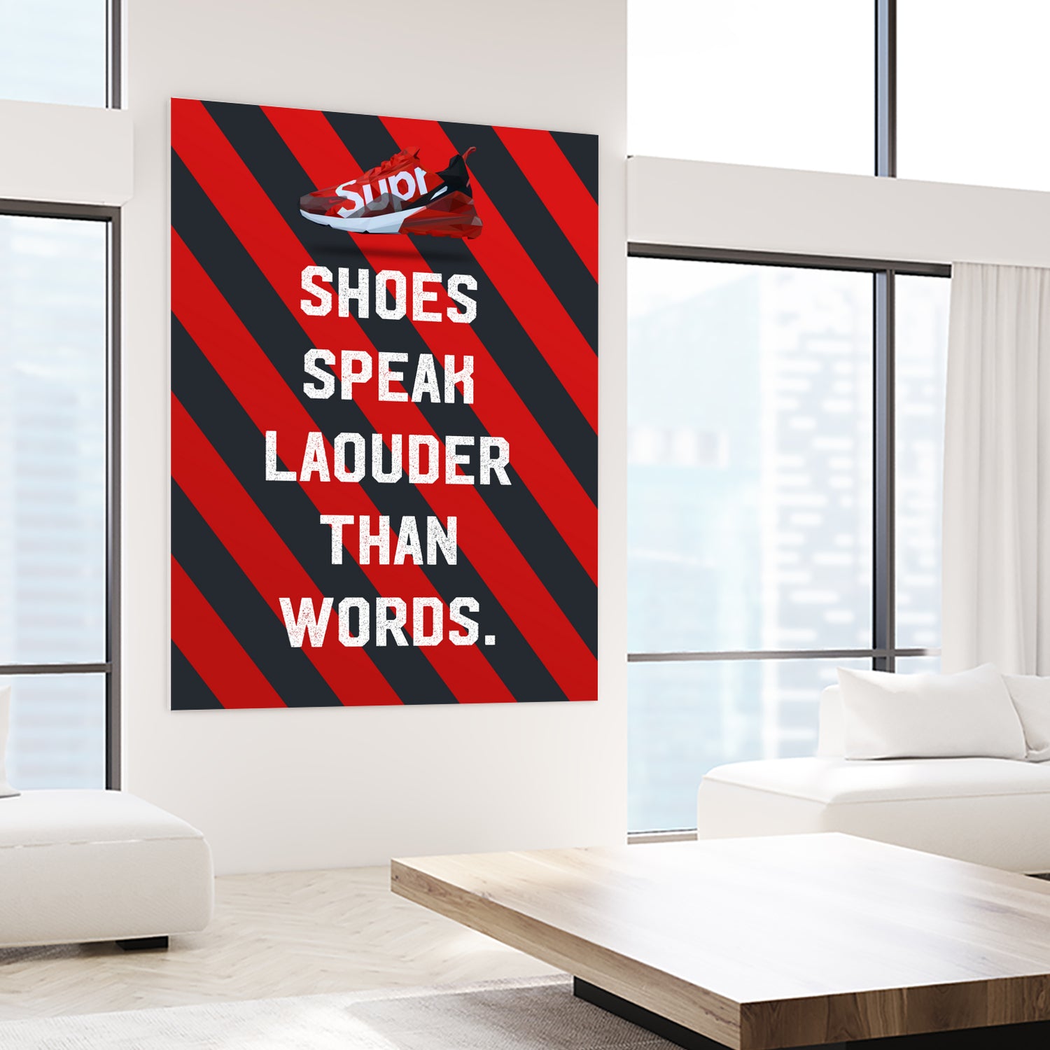 sneaker quotes MOTIVATION  by Artnesia on GIANT ART