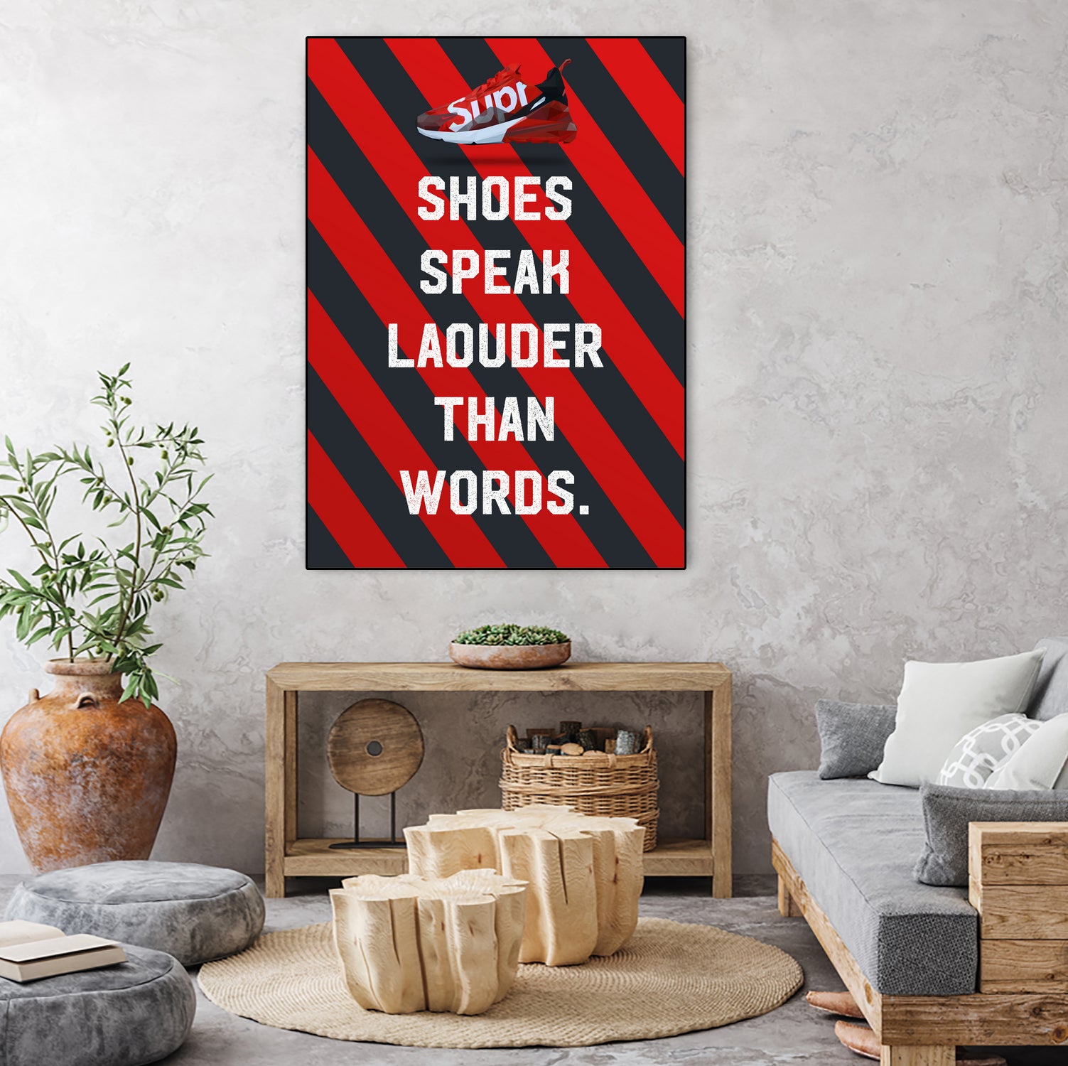 sneaker quotes MOTIVATION  by Artnesia on GIANT ART