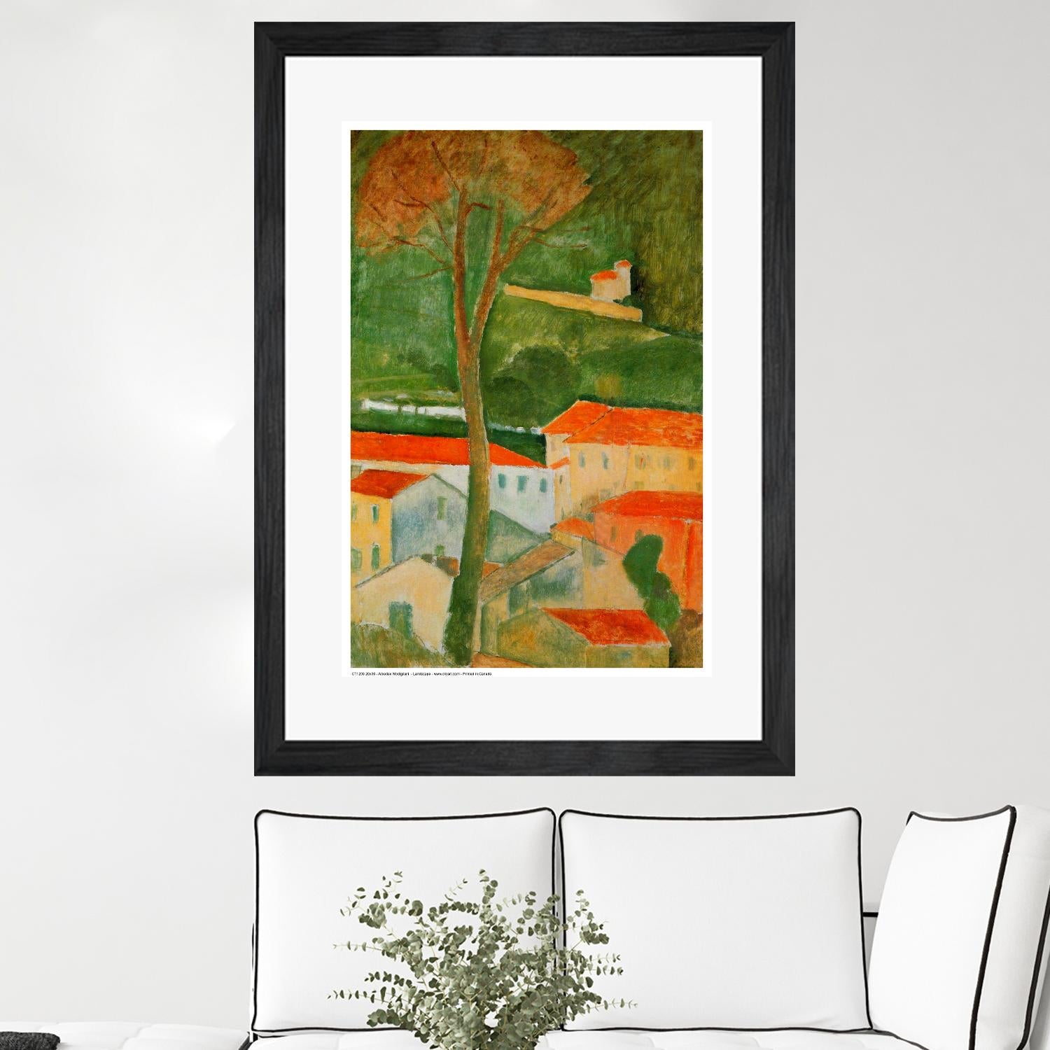 Landscape by Amedeo Modigliani on GIANT ART - green master