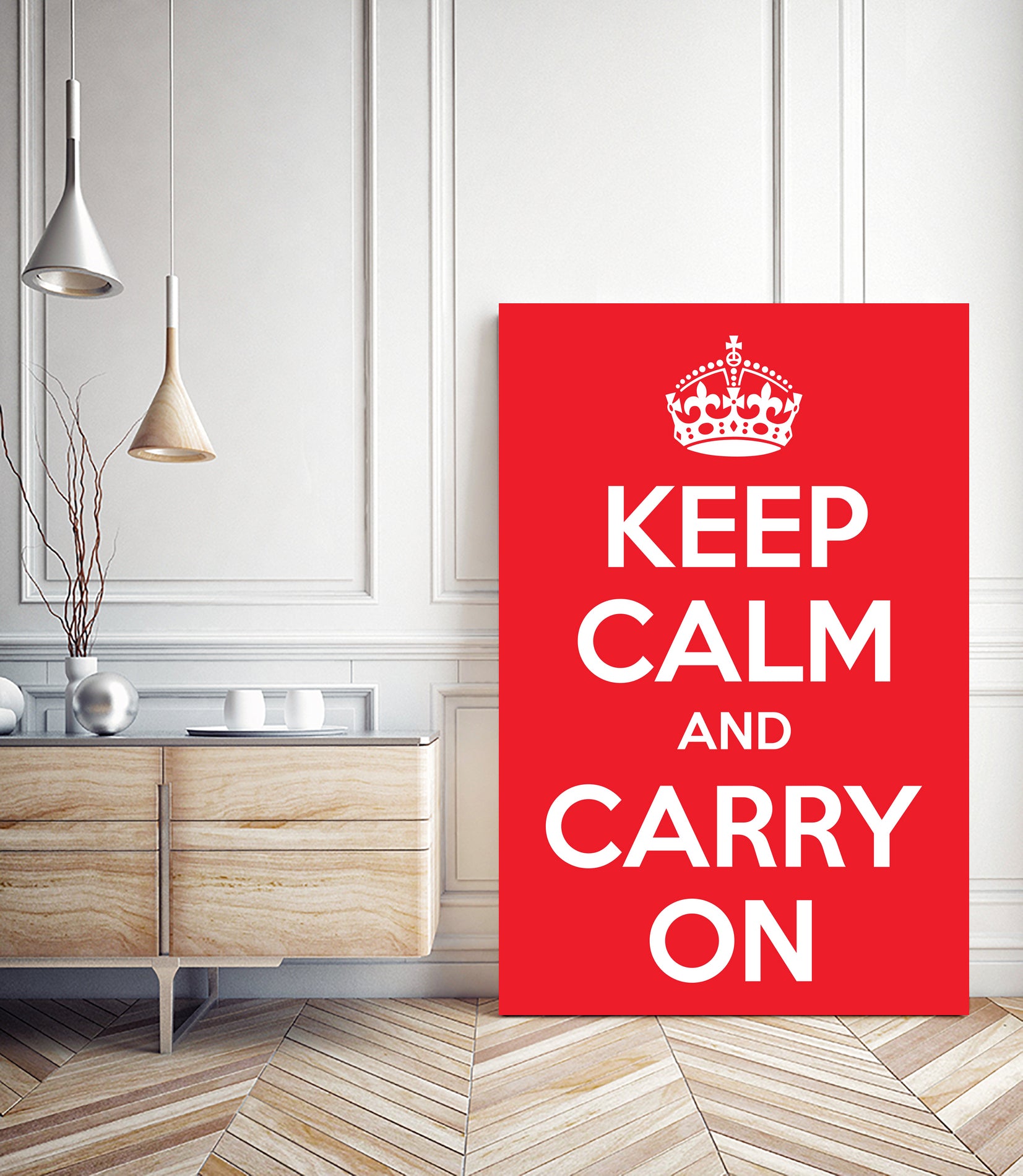 Keep Calm and Carry On by M Studio on GIANT ART - motivation