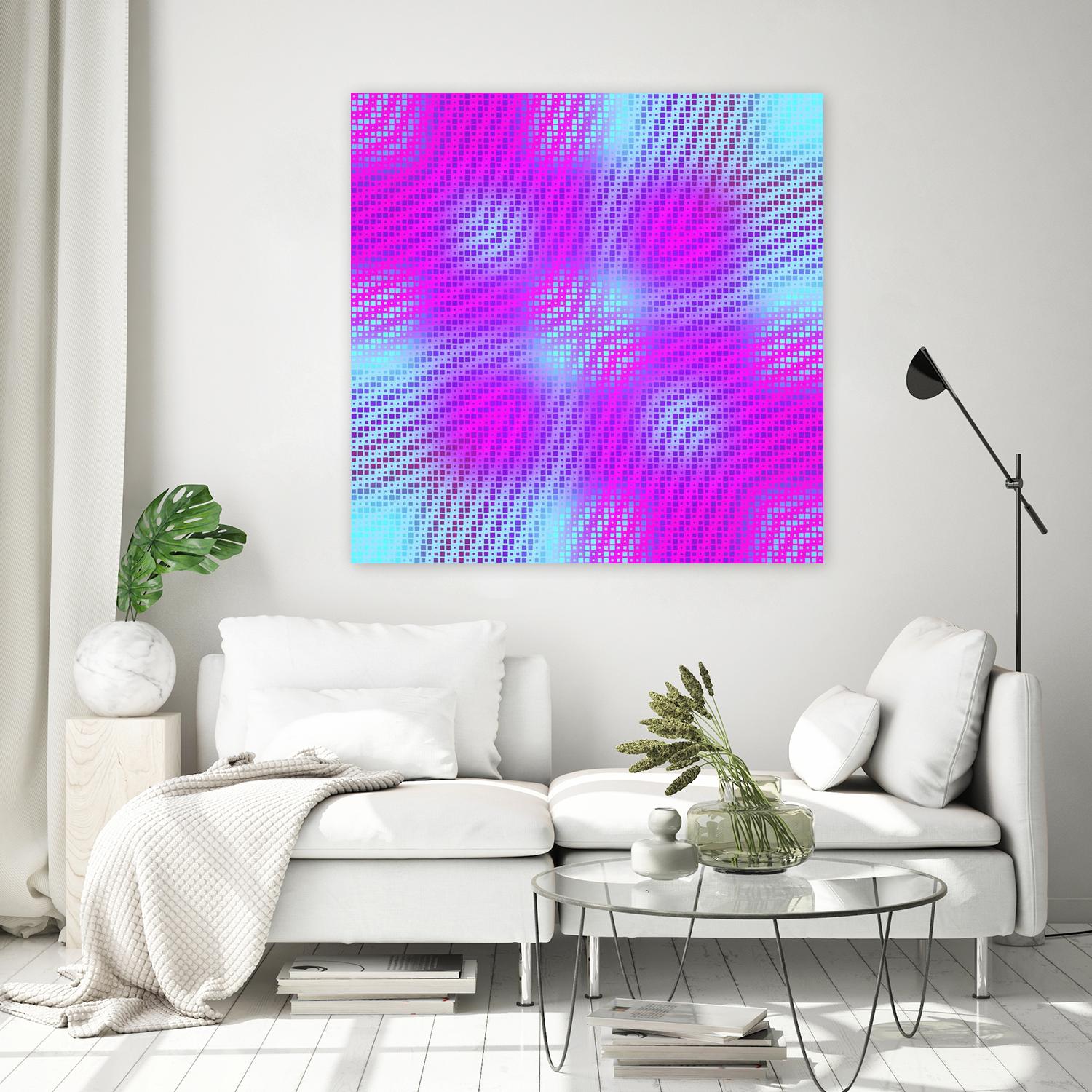 Pi_Dot_Pi_1-4_4 by Xosé Salgado on GIANT ART - pink digital vibration