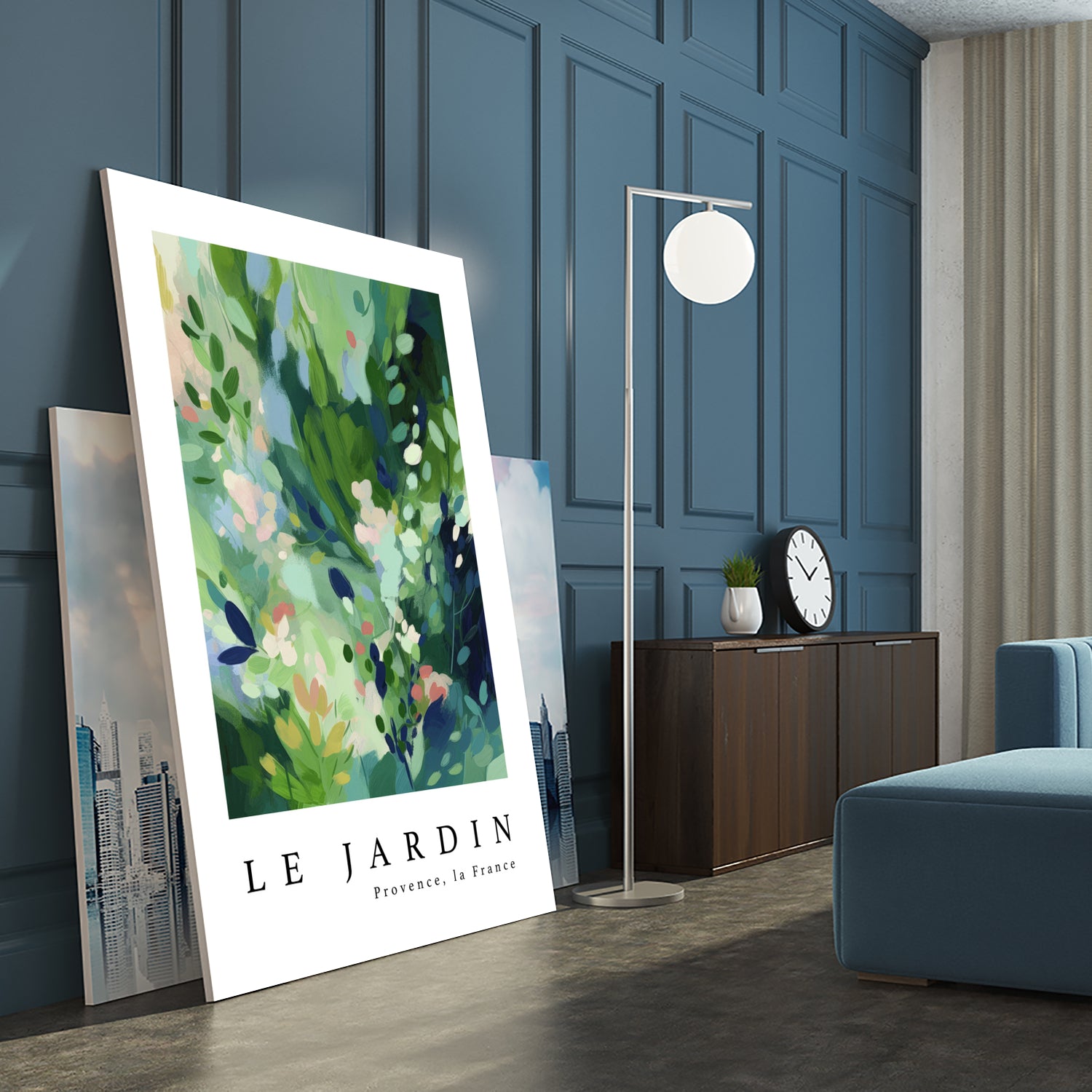 Le jardin by M Studio on GIANT ART - pink flowers