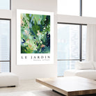 Le jardin by M Studio on GIANT ART - pink flowers