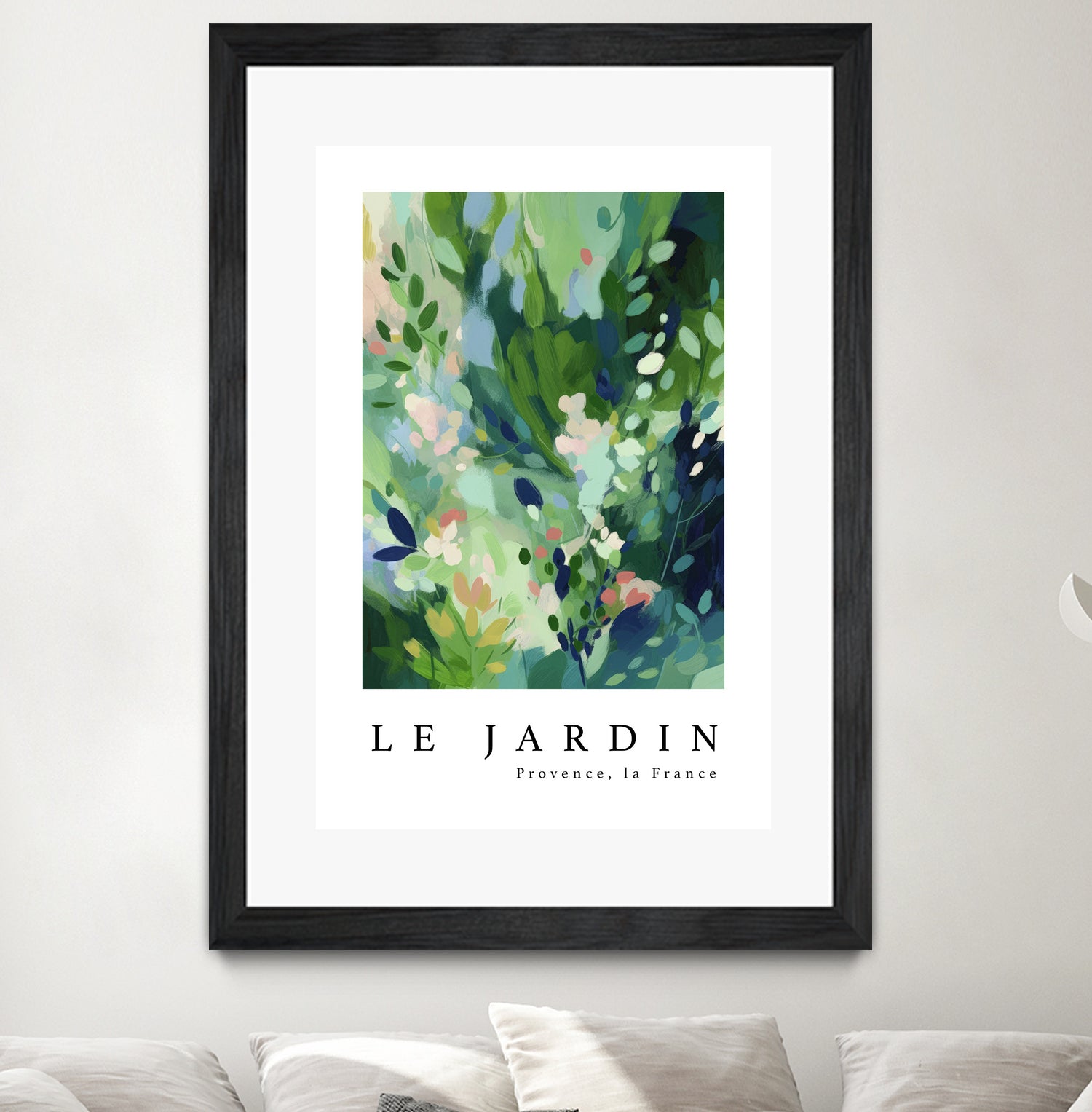 Le jardin by M Studio on GIANT ART - pink flowers