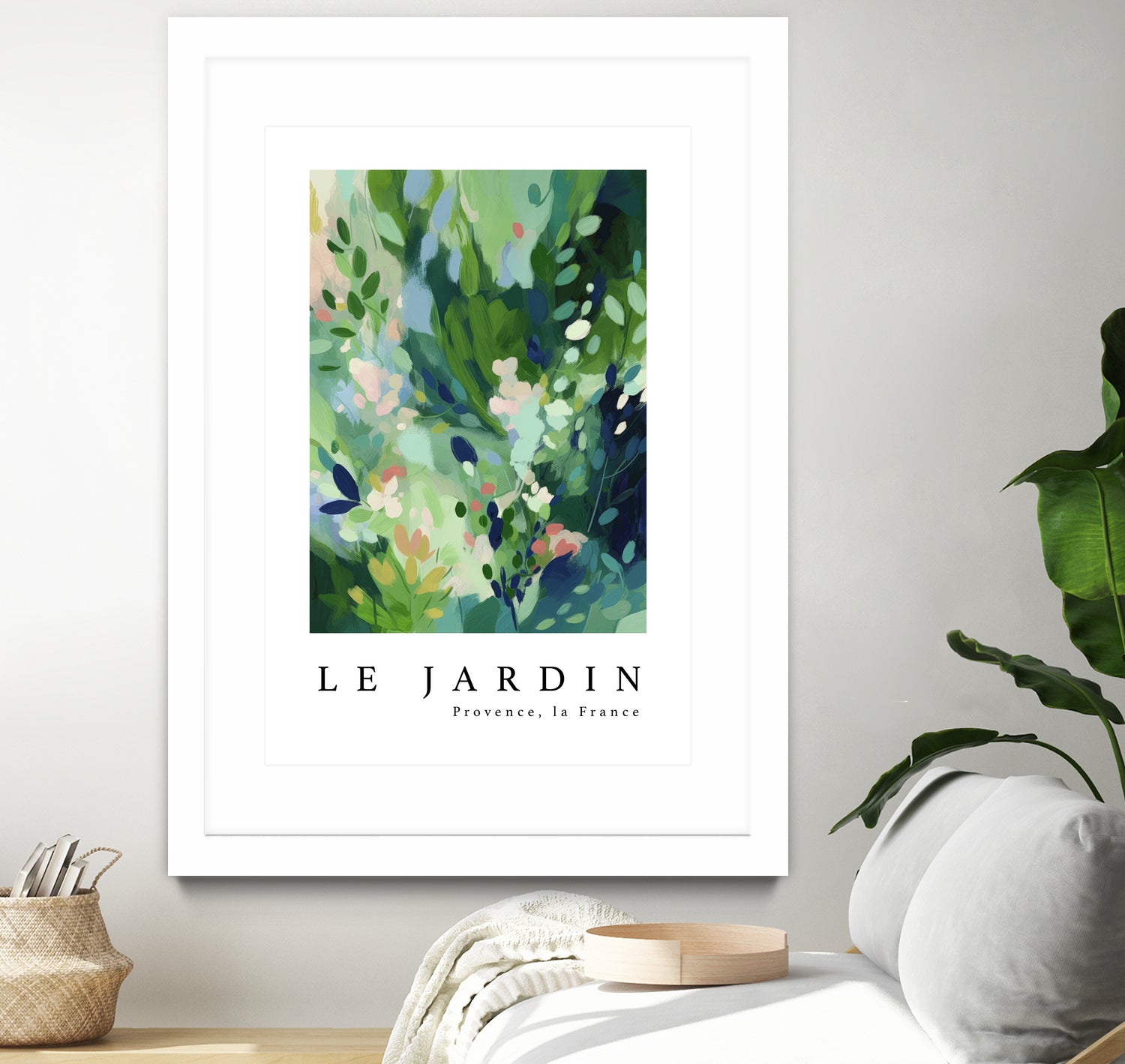 Le jardin by M Studio on GIANT ART - pink flowers